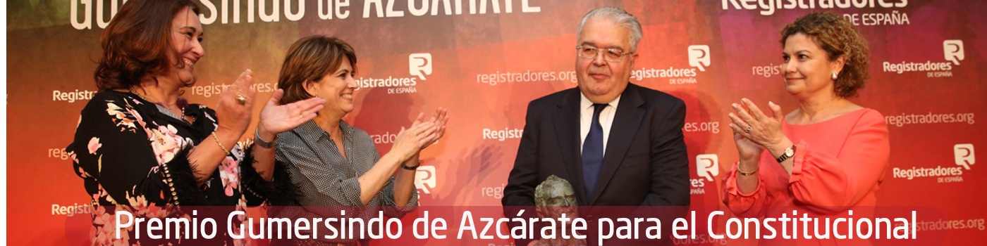 Premio Gumersindo de Azcárate para el Constitucional