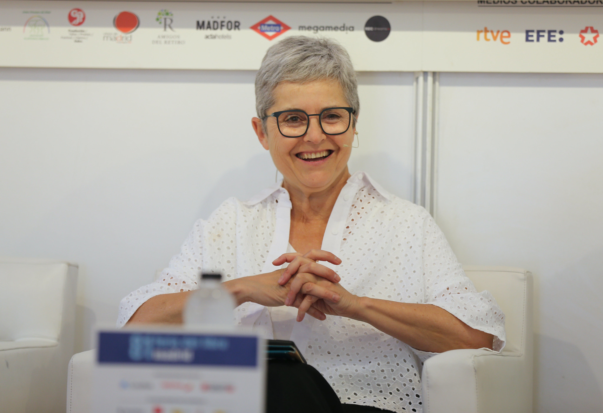 Conferencia a cargo de Eva Orúe, directora de la Feria del Libro de Madrid