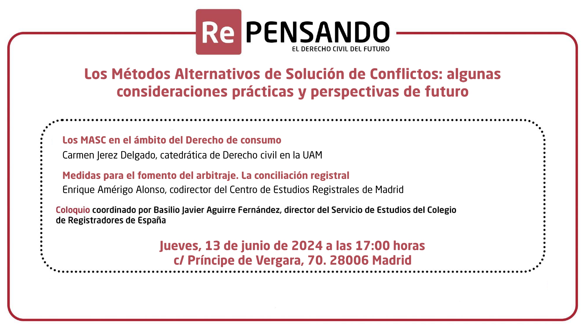 Los métodos alternativos de solución de conflictos: algunas consideraciones prácticas y perspectivas de futuro.