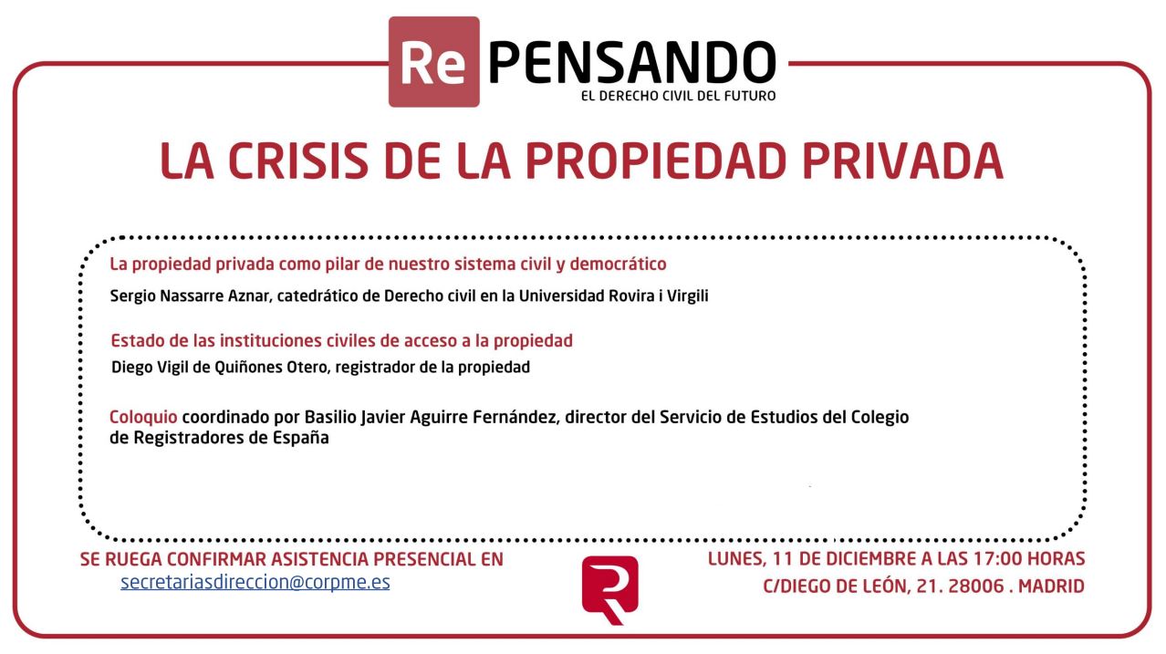 La crisis de la propiedad privada