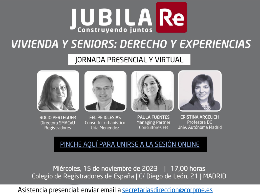 Vivienda y Seniors: Derecho y experiencias